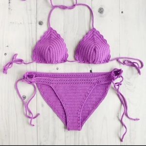 Boho Crochet Bikini Nordstrom NWT